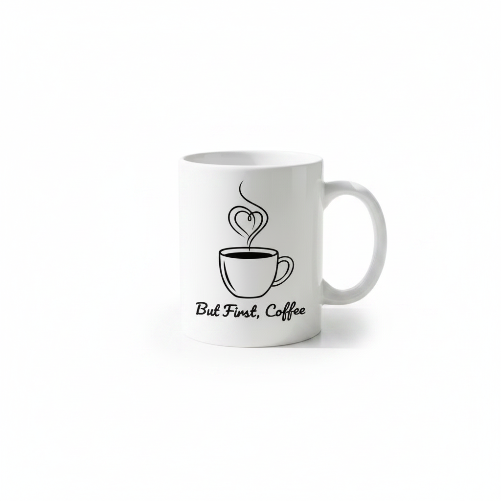 But First Coffee Mug Mockup